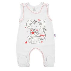 NEW BABY New Baby Mouse baby onesies white 74 (6-9m)
