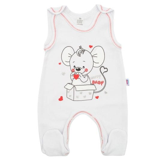 NEW BABY New Baby Mouse baby onesies white 86 (12-18m)
