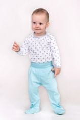 NEW BABY New Baby Classic II Dětská košile Grey s hvězdičkami 50