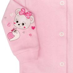 NEW BABY Nový dětský kabátek myška růžový 68 (4-6m)