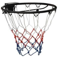 Greatstore Basketbalová obroučka černá 45 cm ocel