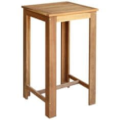 shumee Barový stůl z masivního akáciového dřeva 60 x 60 x 105 cm