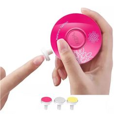 Bezpečnostní elektrická bruska na dětské nehty Barvy: růžová