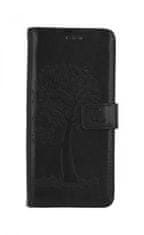 TopQ Pouzdro Realme 8 5G knížkové Černý strom sovičky 90600