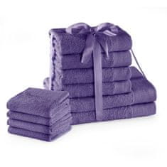FLHF Amari ručník fialový 2*70x140+4*50x100+4*30X50 AmeliaHome