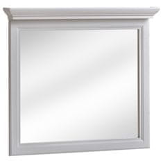 FLHF Zámecké zrcadlo bílé klasické pro interiér Hakano