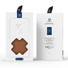 Dux Ducis Skin X2 knížkové kožené pouzdro na Samsung Galaxy S23, hnědé