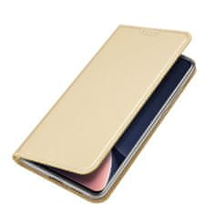 Dux Ducis Skin Pro knížkové kožené pouzdro na Xiaomi 13 Pro, zlaté