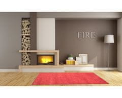Ručně všívaný kusový koberec Asra wool red 120x170