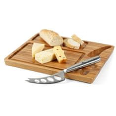 Čisté dřevo Bambusové prkénko na sýr s nožem