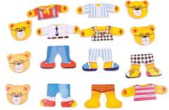 Bigjigs Toys Toys Oblékací puzzle Medvědí rodinka