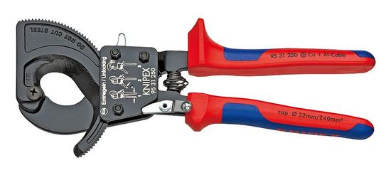 Knipex Nůžky na kabely a dráty do 32 mm, šroubovací