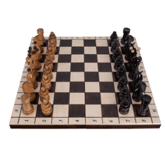 Královská vykládaná šachová souprava 107