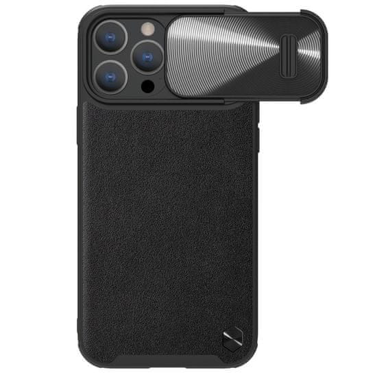 Nillkin CamShield Leather S elegantní pouzdro na iPhone 14 PRO 6.1" Black