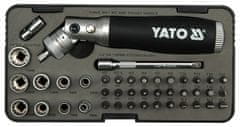 YATO Ráčnový šroubovák 42 Elem 2806