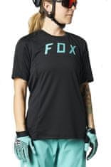 Fox Racing Dámský dres Fox W Defend Ss Jersey Black Velikost : XS