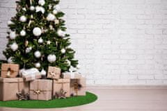 Mujkoberec Original Vánoční kruhový koberec pod stromeček Sporting – na ven i na doma 150x150 (průměr) kruh
