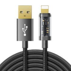 Joyroom USB kabel - Lightning pro nabíjení / přenos dat 2,4 A 20 W 2 M - Černá KP22404