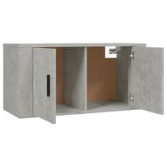 shumee 2dílný set TV skříněk betonově šedý kompozitní dřevo