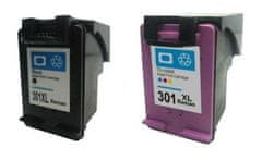 Naplnka HP 301 XL - multipack kompatibilních kazet (CH563EE+CH564EE)