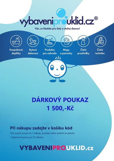 vybaveniprouklid.cz Dárkový poukaz v hodnotě 1500,- vč. DPH