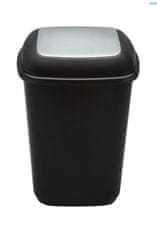 Plafor Odpadkový koš na tříděný odpad 28 l s víkem - šedý, směsný odpad