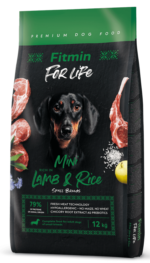 Levně Fitmin dog For Life Lamb & Rice Mini 12 kg