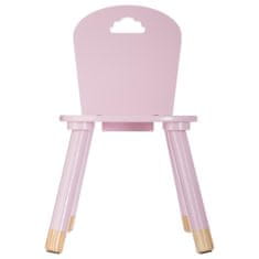 Atmosphera Dětská židle obláček růžová 32x32x50 cm