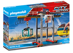 Playmobil  City Action 70770 Portálový jeřáb s kontejnery