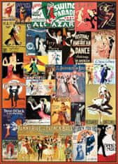 EuroGraphics  Puzzle Vintage plakáty z tanečních sálů 1000 dílků