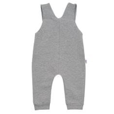 NEW BABY New Baby Cool šedé dětské zahradnické kalhoty 62 (3-6m)