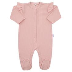 NEW BABY New Baby Praktický dětský overal Pink Girl 56 (0-3m)