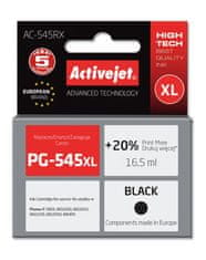shumee Activejet inkoust AC-545RX (náhrada Canon PG-545XL; Premium; 16,5 ml; 400 stran, černá)