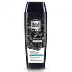Vitex-belita BLACK FOR MEN - Sprchový Gel s Aktivním Uhlím na Mytí Vlasů, Těla a Brady (400 ml)