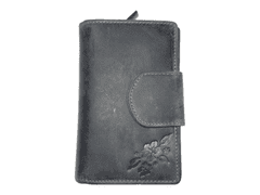 Dailyclothing Dámská kožená peněženka - černá 528