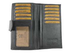 Dailyclothing Dámská kožená peněženka - šedá SN05