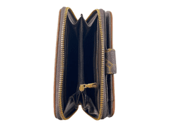 Dailyclothing Dámská peněženka s módním motivem - hnědá A1128
