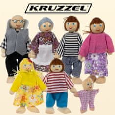 Kruzzel Sada panenek rodina 7 ks Kruzzel 19764