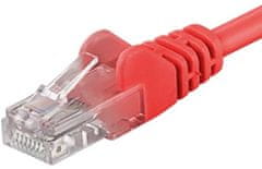 OEM UTP síťový kabel kat.6 PC-HUB - 0,25m, červená