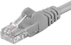 OEM UTP síťový kabel kat.6 PC-HUB - 0,25m, šedá