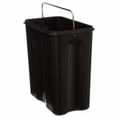 5five Odpadkový koš do koupelny, černý, 5L
