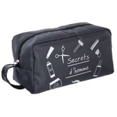 5five VANITY VINGE pánská kosmetická taška, classic, cestovní, barva černá