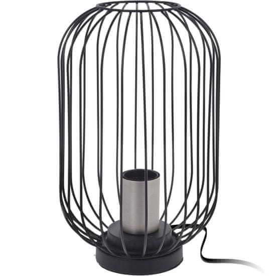 Home&Styling Kovová lampa v černé barvě LOFT, 29 cm