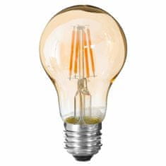 Atmosphera Dekorativní LED žárovka v jantarovém odstínu, energeticky úsporná LED lampa v designovém stylu
