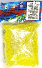 Rainbow Loom Original-gumičky-600ks- průhledné žluté