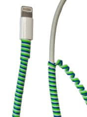 ELPINIO ochrana kabelu spirála - světle zelená