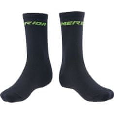 MERIDA Ponožky Race, barva černá/zelená - velikost 43-45