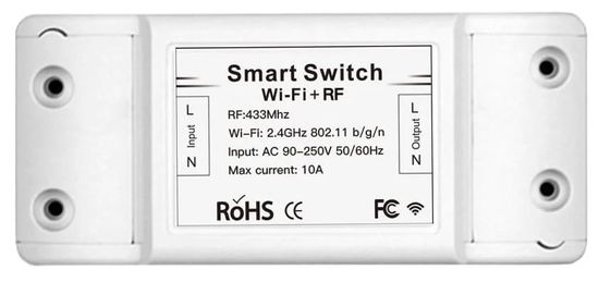 Moes 433 Inteligentní vysílač Wi-Fi/RF s možností rádiového dálkového ovládání