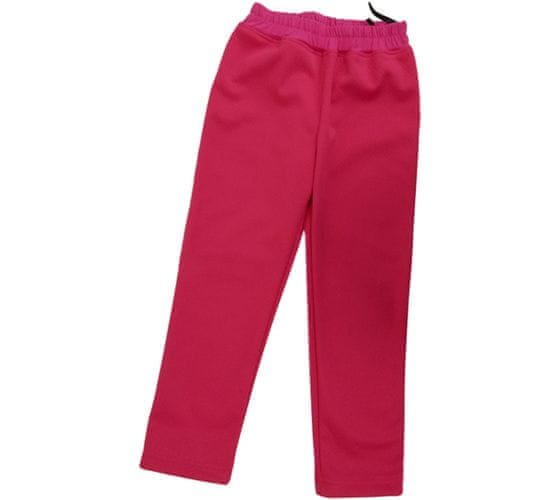 ROCKINO Dětské softshellové kalhoty vel. 110,116,122 vzor 8781 - růžové