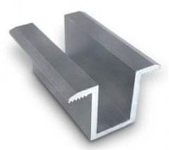sapro FVE univerzální úchyt středový pro fotovoltaický panel, stříbrná, 50mm